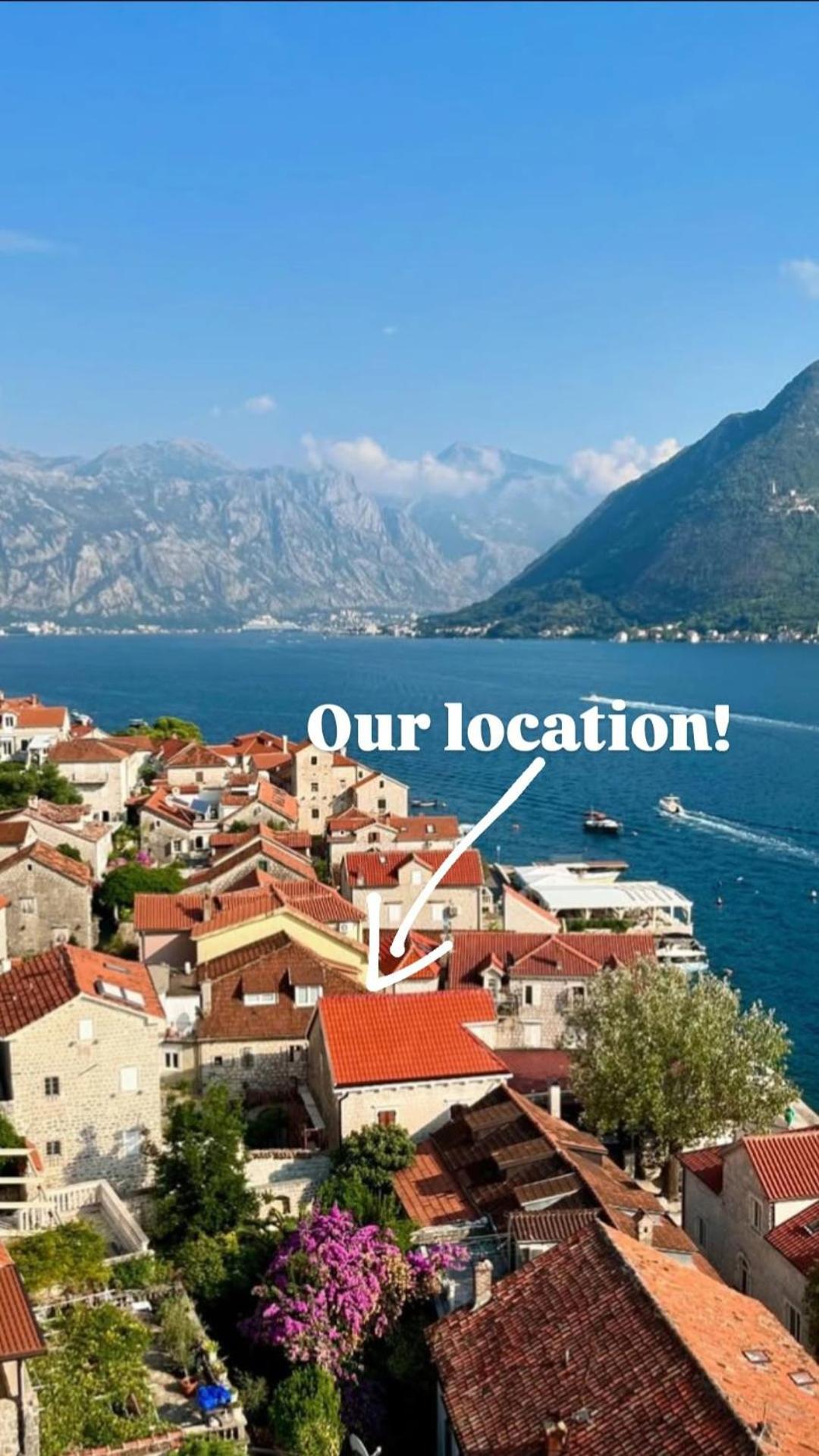 Apartments Visit Perast Exteriör bild